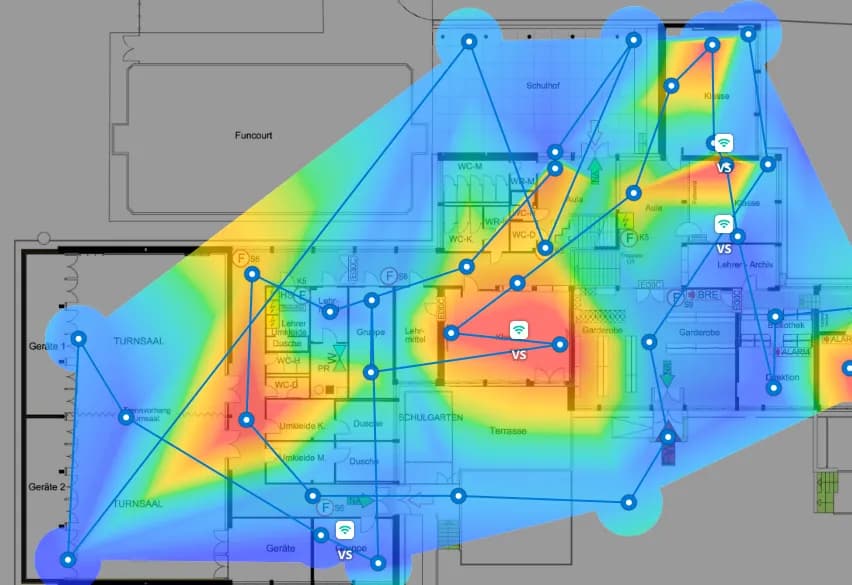 WLAN‑Planung, Ausmessung, Installation und Optimierung 3